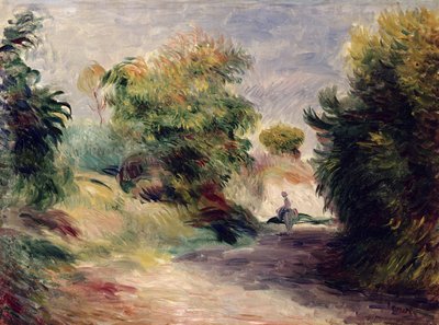 Landschaft bei Cagnes, 1907 von Pierre Auguste Renoir